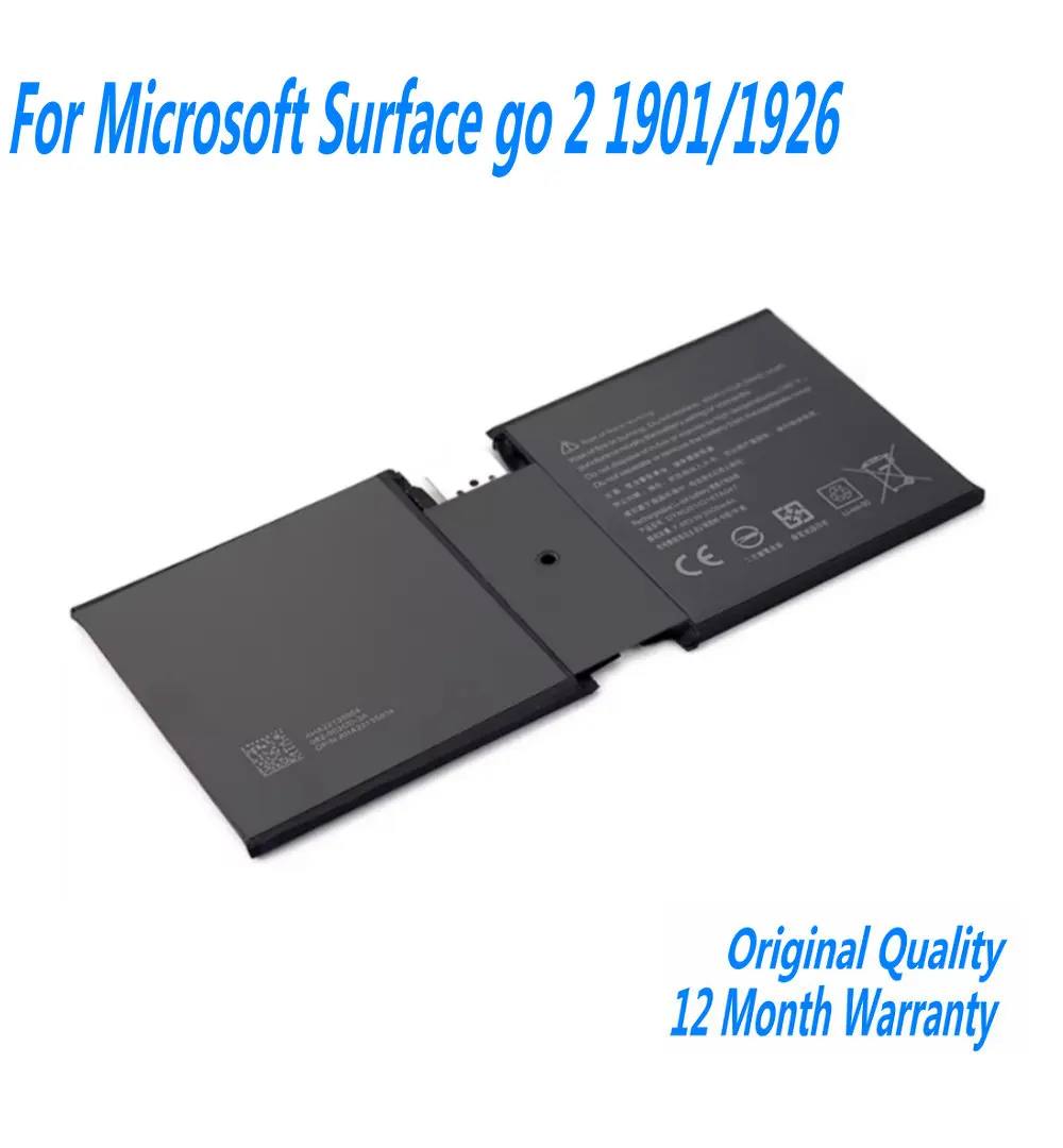 7.66V 3500mAh DYNU01 G16TA047H Laptop Battery For Microsoft Surface go 2 1901/1926