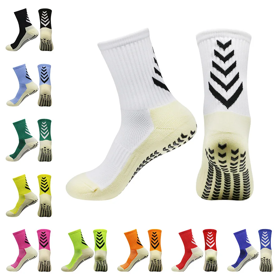 The World Wave Anti Slip Soccer Socks Sports Men Women Breathable Football Socks