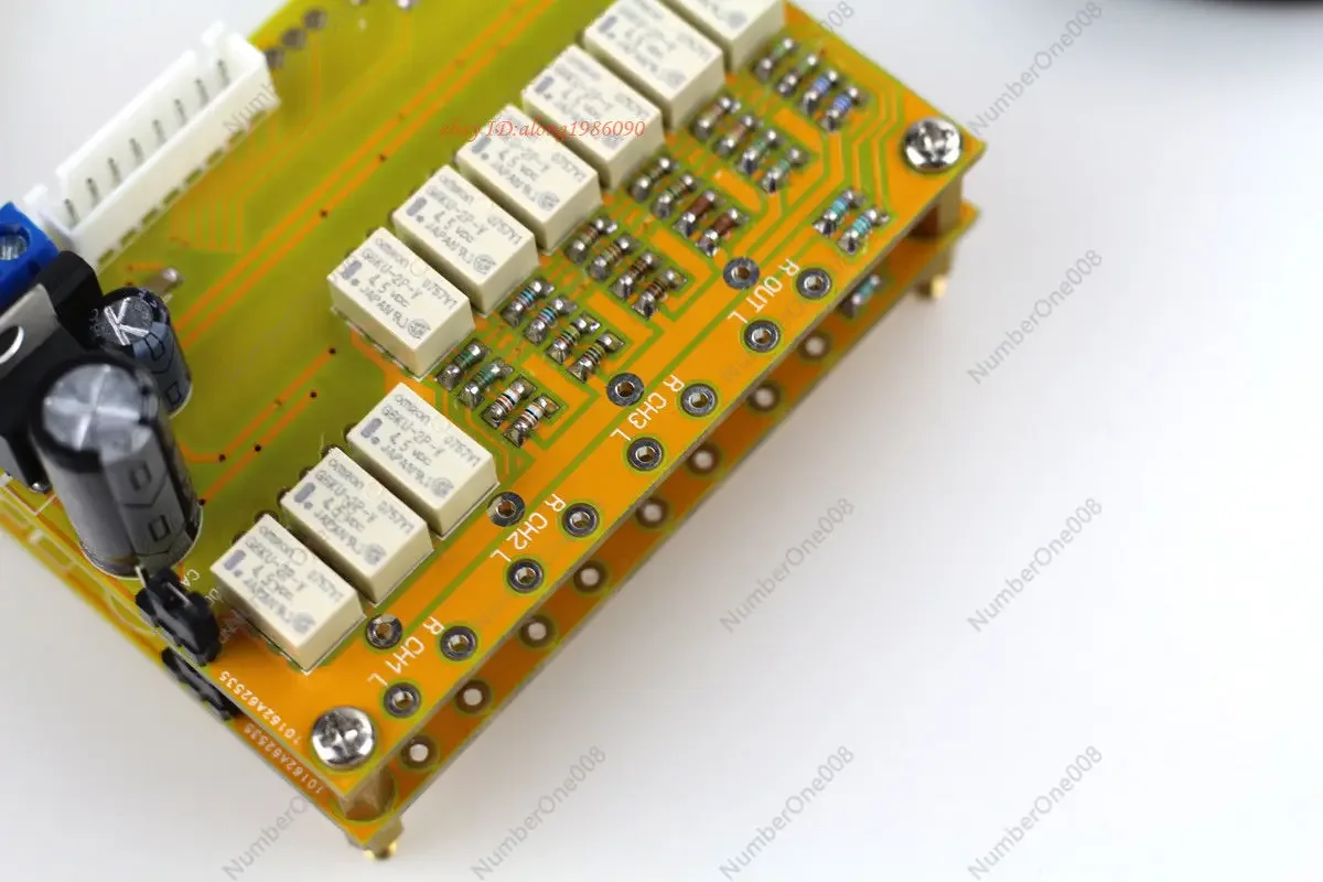 64 Steps Relay Remote Volume Control Board - Balanced, Assembled for Hi-Fi Audio