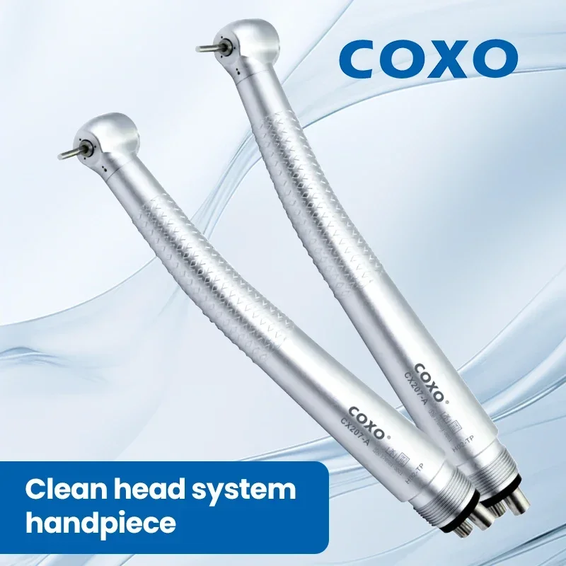 COXO CX207-A Air Turbine High-Speed Dental Handpiece  Essential Equipment for Tooth Cleaning, Whitening Other Dental Procedures