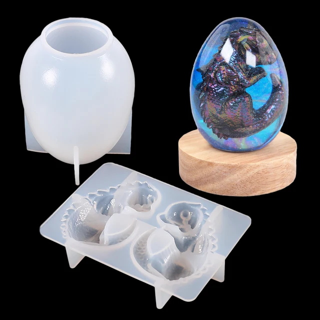 3D Dragon Egg Silikonowa forma do żywicy DIY Dragon Animal Candle Craft Ornaments Odlewanie żywicy epoksydowej Forma do wystroju domu
