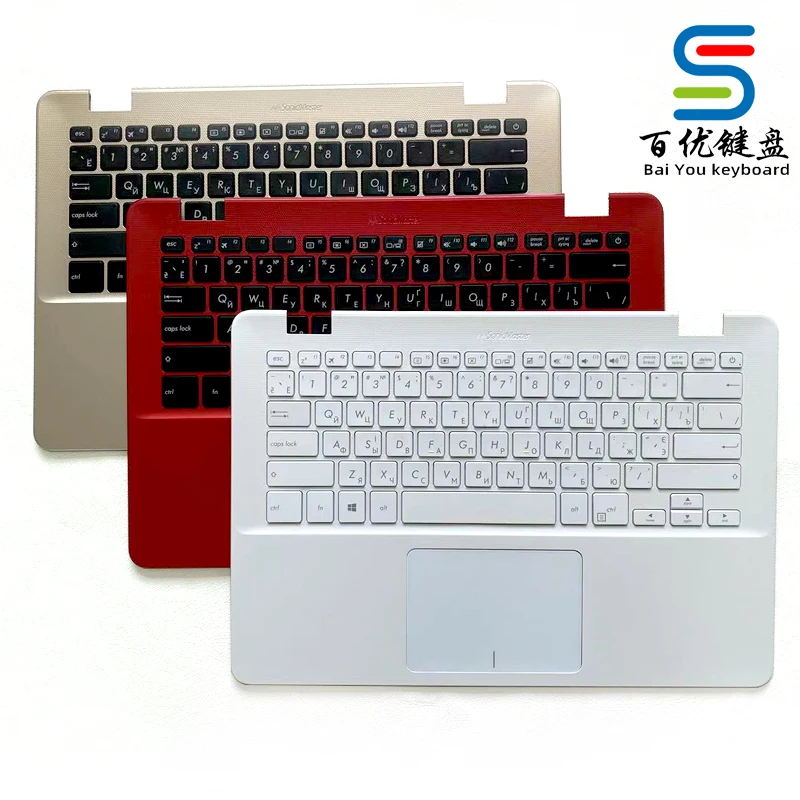 Upper Cover Keyboard For ASUS S4000 S4000UA S4000U S4100 X405U Laptop Palm Rest Case US UR keyboard