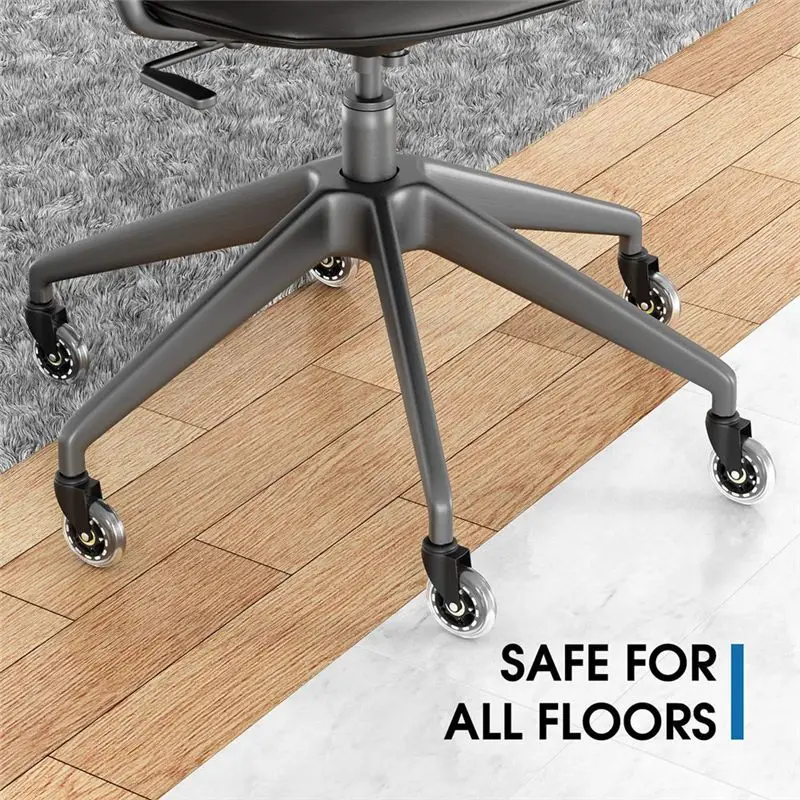 A68P-Office Chair Wheels, Office Chair Wheel Replacement For Work & Gaming Chair, Heavy Duty And Safe