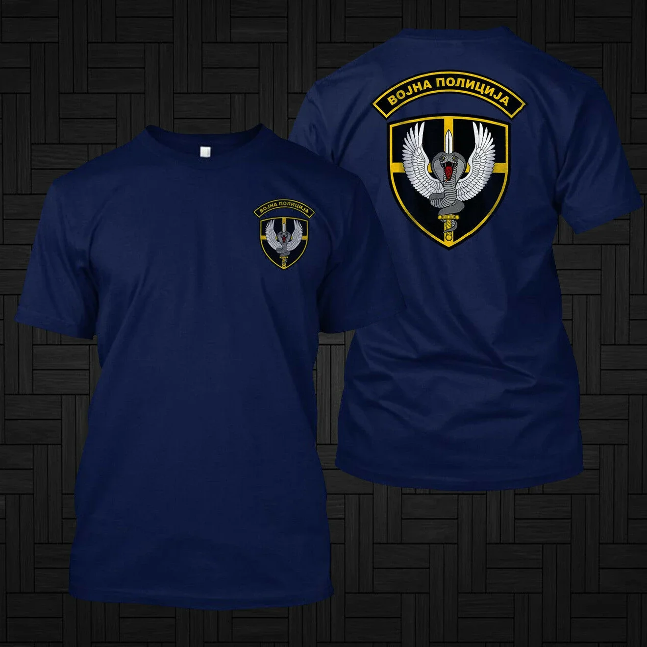 القوات الخاصة الصربية كوبرا الكتيبة العسكرية تي شيرت 100% القطن س الرقبة قصيرة الأكمام عادية قميص رجالي حجم S-3XL