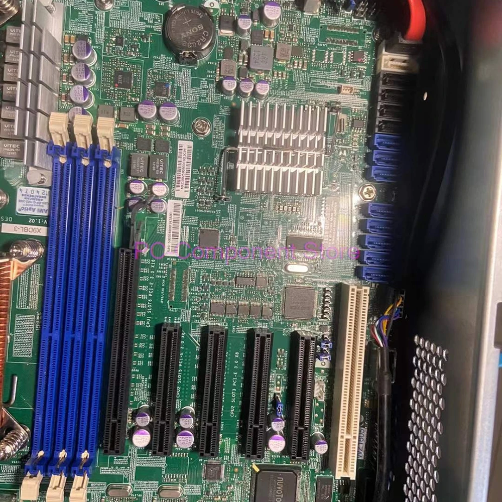 

Server Motherboard E5-2400 v2 LGA1356 DDR3 8x SAS/SATA2 Ports From C606 X9DBL-3