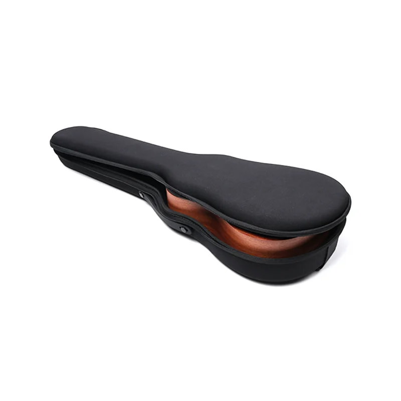 Portable Ukulele Case For Concert 23 Inches Ukulele Hard Case Gig Bag Black Single Shoulder Ukelele Backpack Waterproof