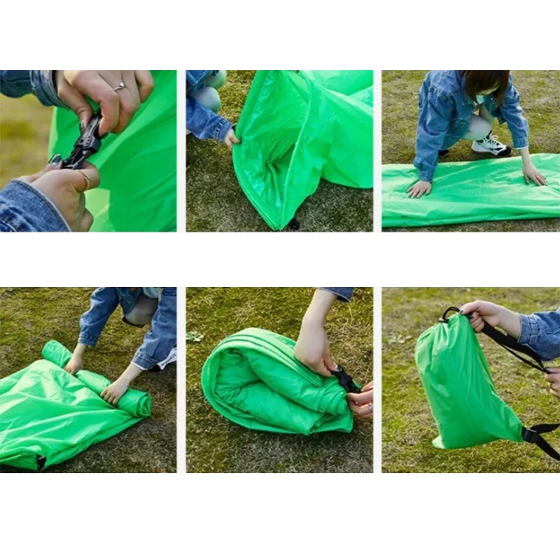 في الهواء الطلق المحمولة نفخ الأريكة للطي التخييم أريكة قابلة للنفخ أثاث خارجي نفخ المتسكع كسول أريكة قابلة للنفخ