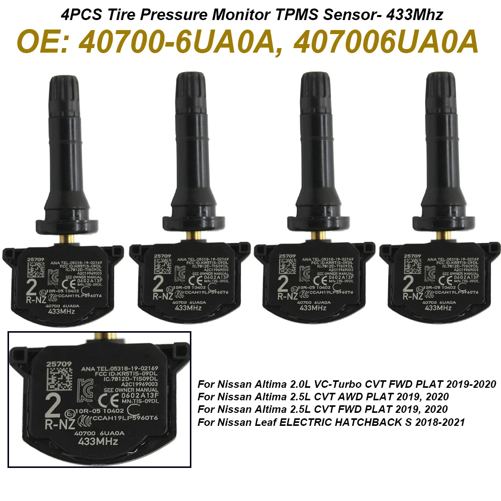 4PCS 40700-6UA0A 40…