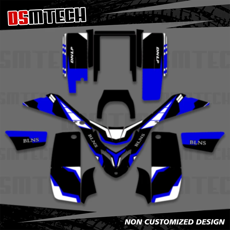 DSMTECH ATV Personality Graphics Background Decal Sticker Kit For Yamaha BLASTER 200 YFS 200 1988 -2006 2002 2003