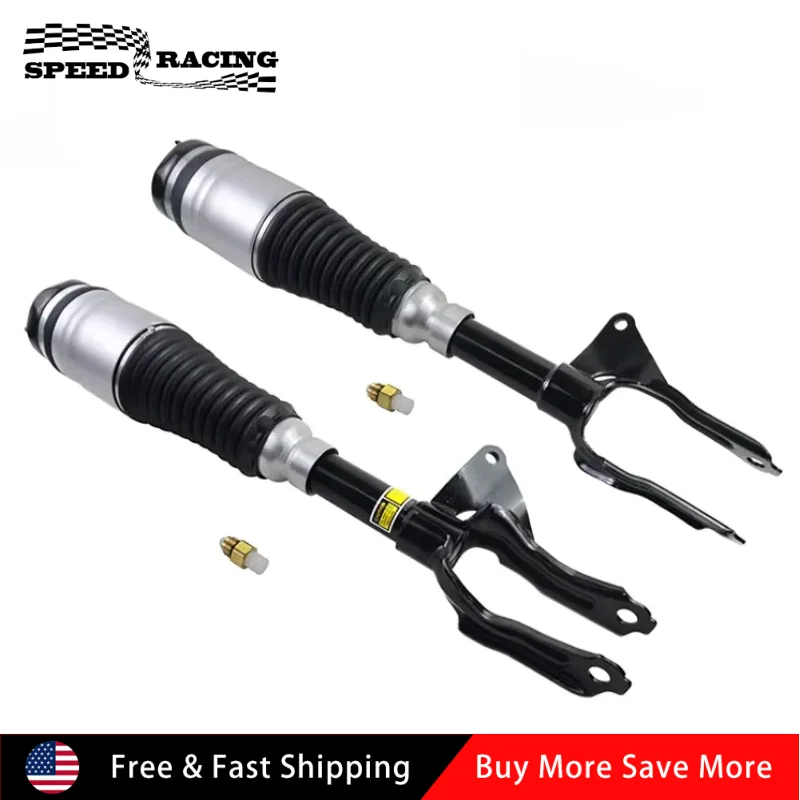 

68253204AB 68253204AC 17525464-101 2pcs Front Air Suspension Shock Struts For Jeep Grand Cherokee Blindada Trailhawk Black