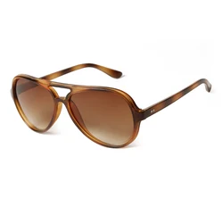 Trend Gradient Brown Lens Oversized Pilot Sunglasses Women Brand Design Vintage Tortoiseshell Aviation Men Shades Sun Glasses UV