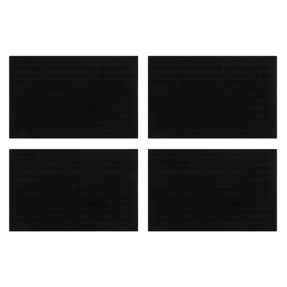 

4Pcs Black Sponge Ring Organizer Inserts Nail Art Storage Box Cushion Jewelry Display Protective Showcase Tray Pads