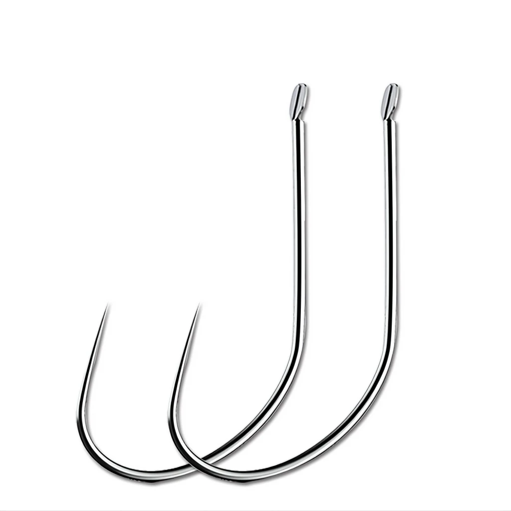 

100 шт., высокое качество, 20 шт./кор., рыболовные крючки из титанового сплава 6 # ~10 # Размер крючков для ловли морского и пресноводного карпа и морского окуня