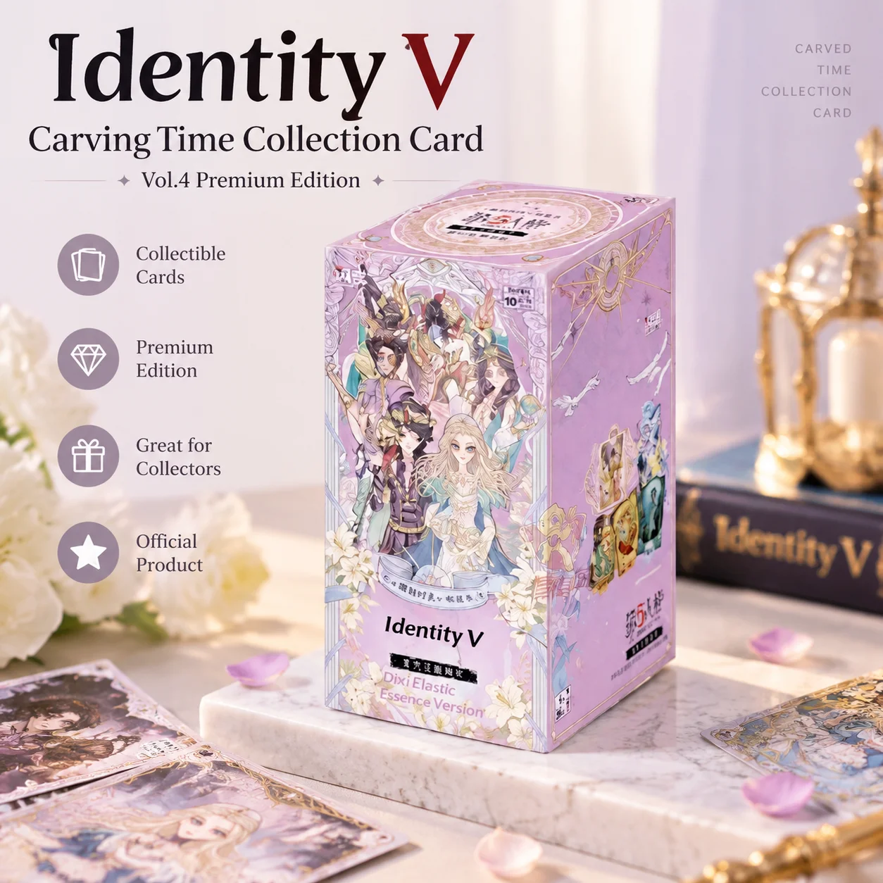 Soul Tide Identity V Collectible Cards Series 4 Premium Edition Game Peripheral Trading Card For Anime Fans