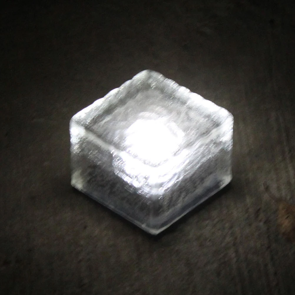 

Led Light Waterproof Frosted Glass Built-In Panel 600Mah For Garden Courtyard Lawn Pathway Decoration