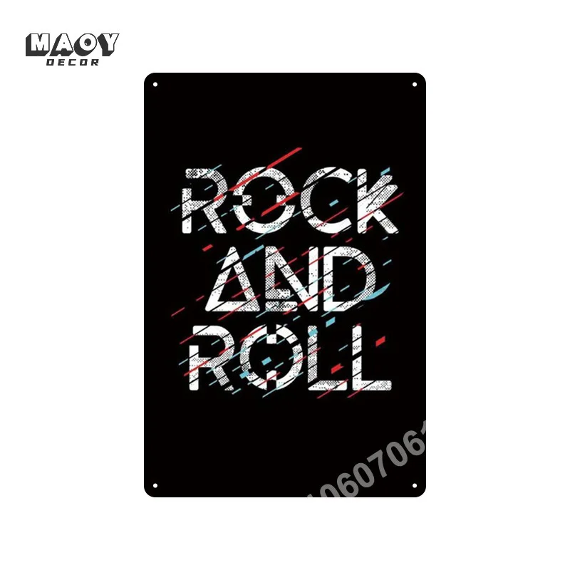 Signs موسيقى الروك معدن القصدير علامات ، ملصقات المنزل ، غرفة المعيشة جدار الفن ديكور ، غرفة نوم ، لويحات المدخل ، المرآب نادي بار لوحة