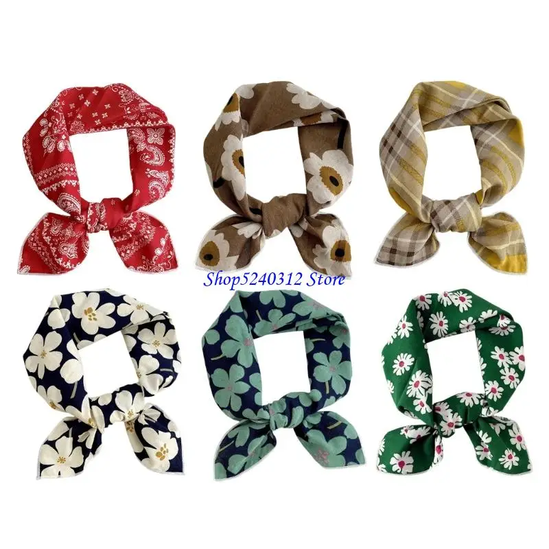 

634c хлопковое льняное шарф для головы для волос.