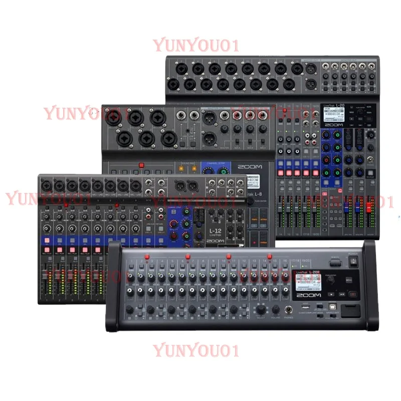 

LIVETRAK L12 L20R L8 Multifunction Digital Console Mixer Sound Card L-12