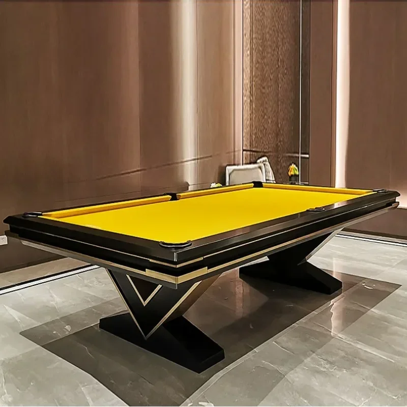 

For 2022 luxury Unique table leg Modern style V shape design Pool table 9ft 8ft