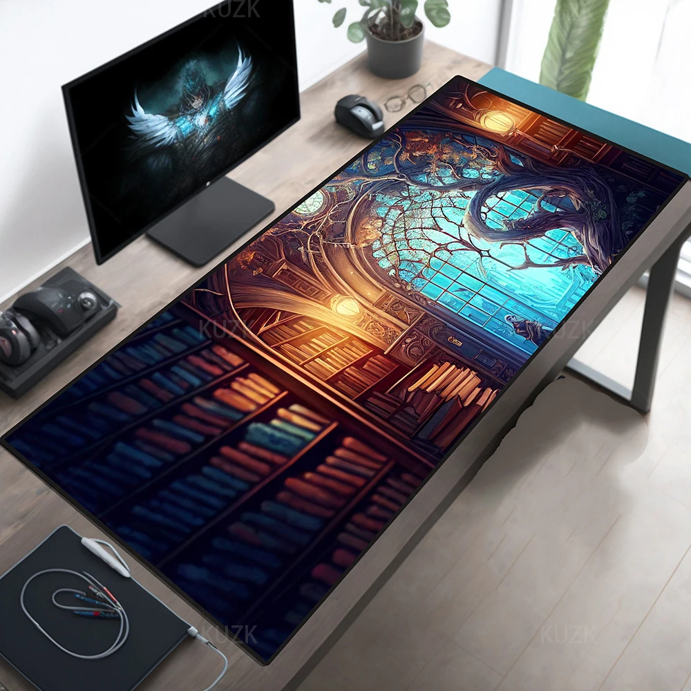 Grand tapis de souris Animal Desk Polymers, Dragon chinois financièrement, Tapis de bureau non ald, Extend Gaming, Anime Aesthetics Game, Tapis de