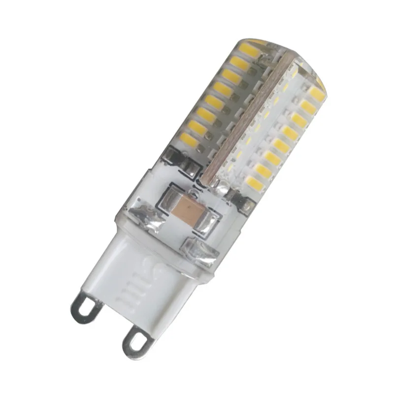 Minilámpara LED G9, 7W, 9W, 12W, 3014 SMD, CA 110V, 220V, Bombilla de mazorca de maíz, 64LED, 104LED, candelabro de cristal