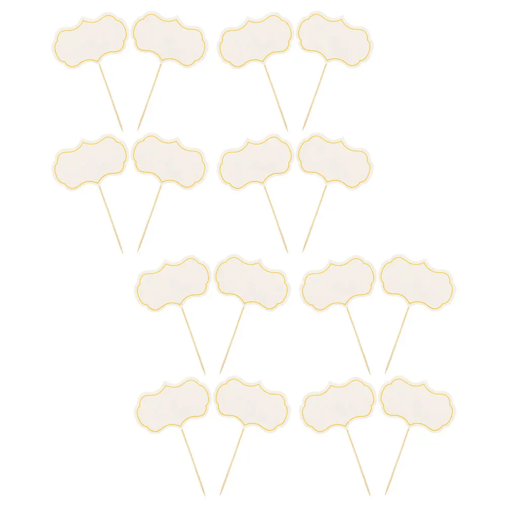 

16Pcs Cheese Markers Blank Toothpick Flags Party Food Labels for Buffet Charcuterie Board Wedding Birthday Decorations Price