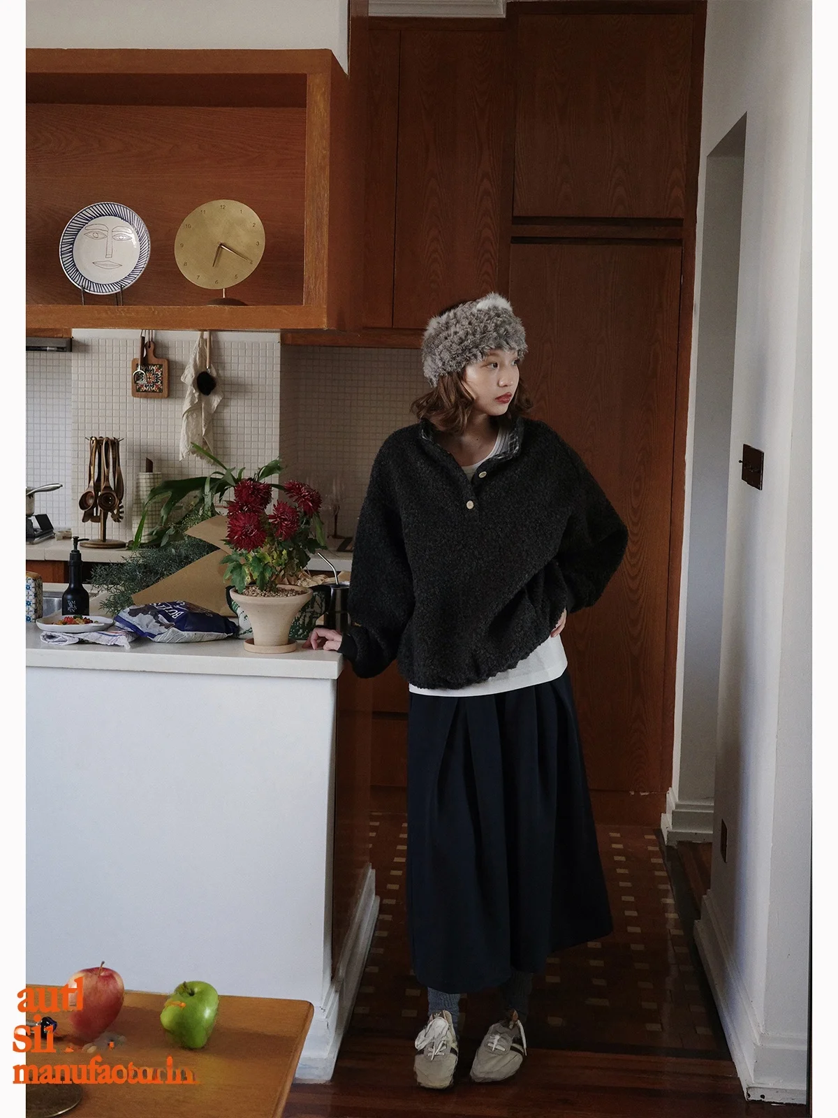 

High Waist Wide Leg Casual Pants CRCHILD Pure Color Versatile Eighteen Skirt Pants Women's New Sle Loose Fit Trousers