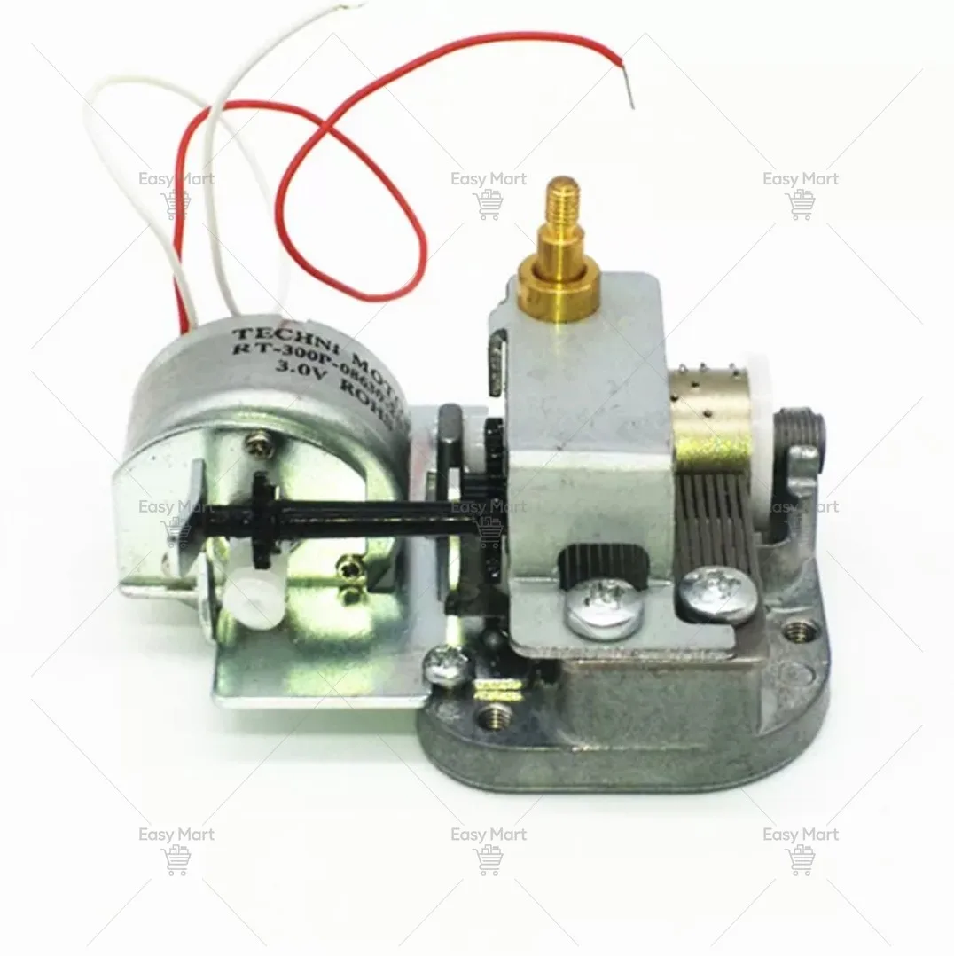 Handmade electric music box movement 3.0V electric motor + 24mm rotating small turntable