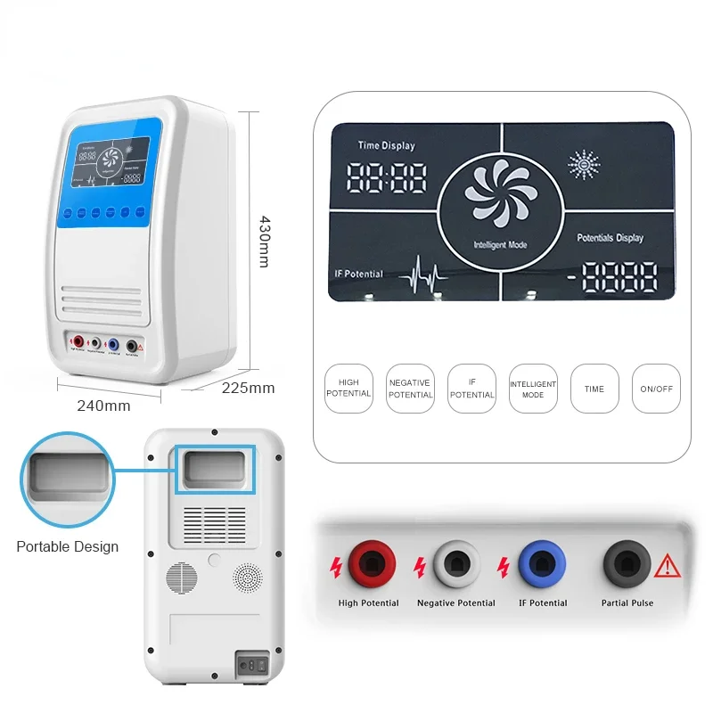 Health care negative ion high potential treatment equipment for body treatment