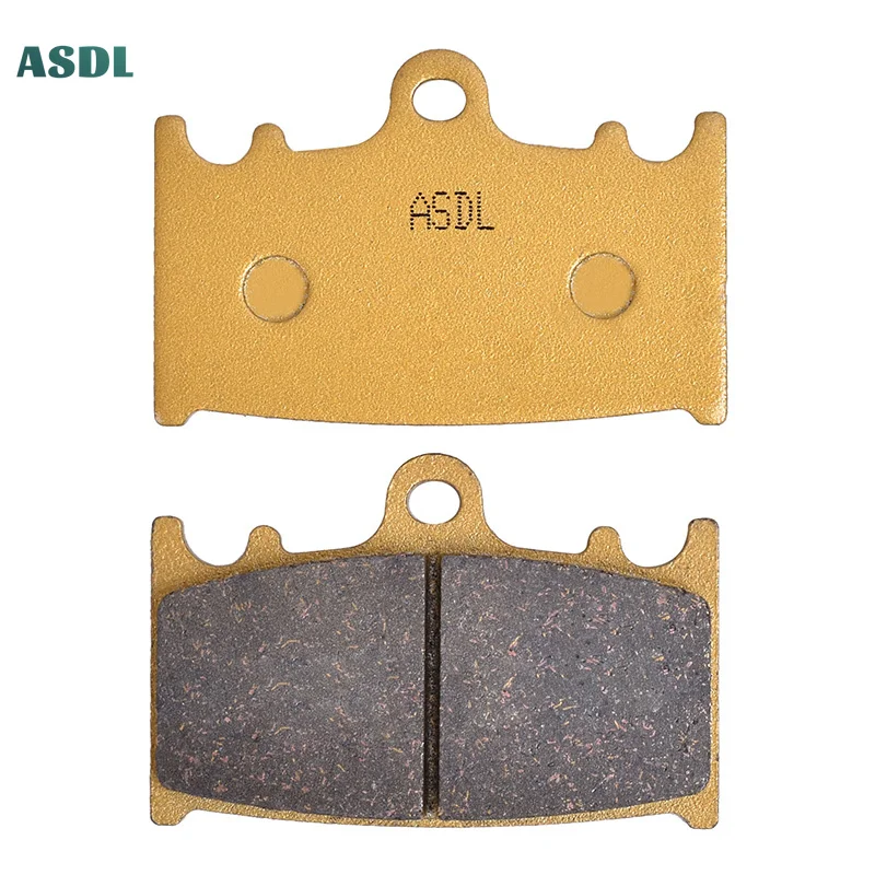 Motorcycle Front Rear Brake Pads Kit For ZXR 400 H1/H2 89-90 ZXR 400 ZXR400R ZX400 90-1994 ZXR750 ZZR 1100 ZX1100 ZZR1200 02-04