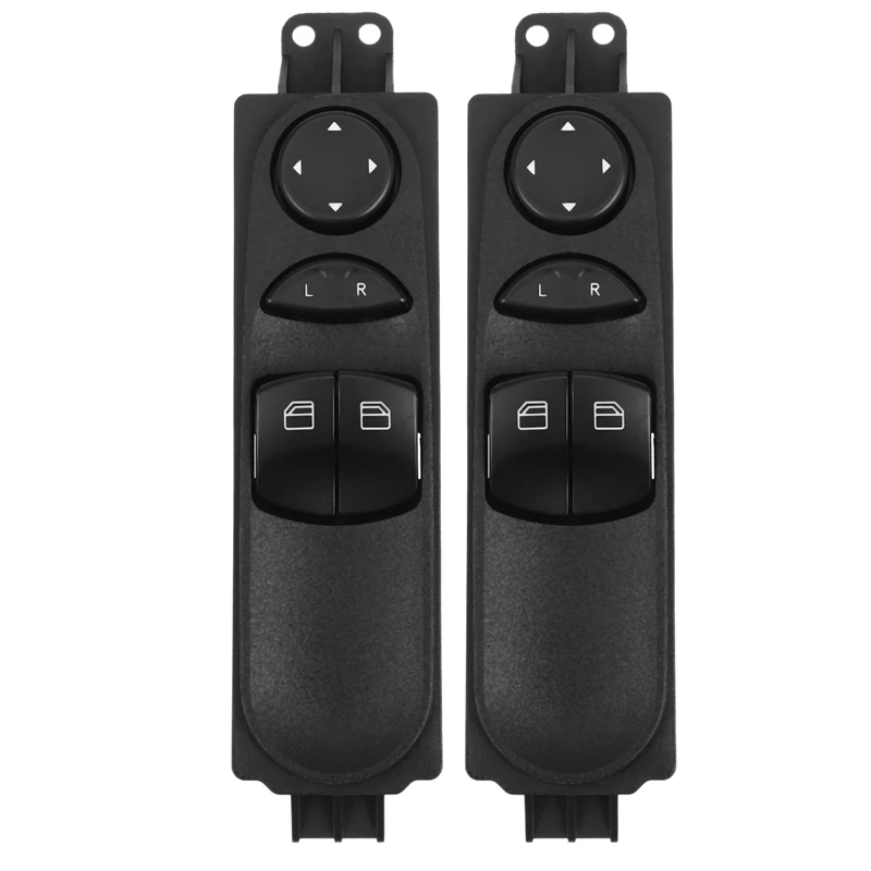 2X Window Regulator Switch Side Window For Mercedes Sprinter 906 Crafter A9065451213