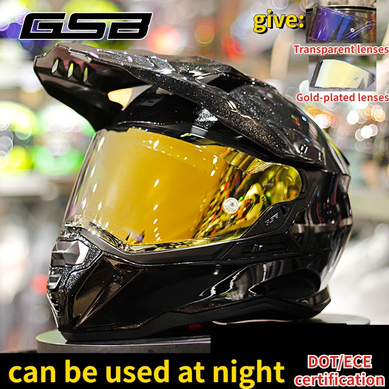 

GSB XP22 Motorcycle Helmet Men Motocross Full Face Moto Helmet Cross Downhill Off-road Helmet Men Casco Moto ECE Approved