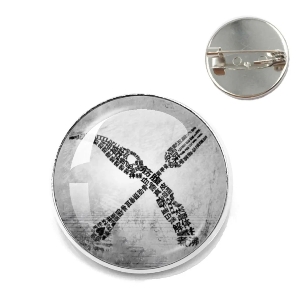 أنا أحب Maretu القلب نمط دبوس معدني الموسيقية ملاحظة الزجاج جولة بروش ظهره شارة ديكور المشجعين الإبداعية جمع الموسيقى هدية #5