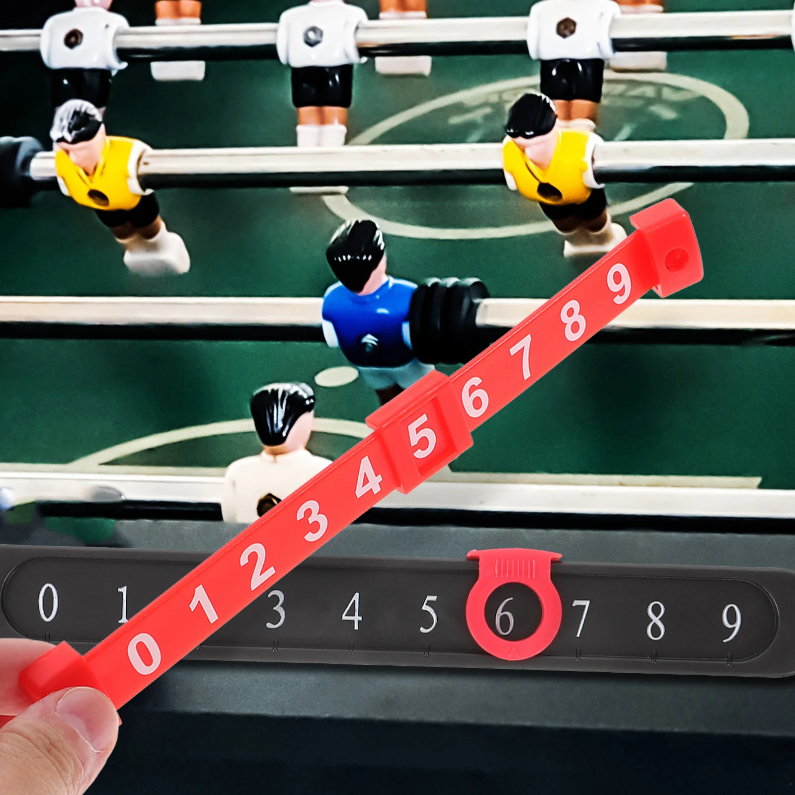 

2pcs Mini Tabletop Foosball Score Counter Red Scoring Indicators Game Accessory