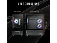 Thermaltake LCGS NE i1460-V170B Gaming Desktop (Intel Core i5-14600K, ToughRam 16GB DDR5 6000MT/s RGB Memory, NVIDIA GeForce RTX 5060, 1TB NVMe M.2, WiFi, Windows 11) N17B-B760-560-LCS 4