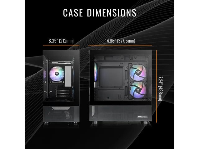 Thermaltake LCGS NE i1460-V170B Gaming Desktop (Intel Core i5-14600K, ToughRam 16GB DDR5 6000MT/s RGB Memory, NVIDIA GeForce RTX 5060, 1TB NVMe M.2, WiFi, Windows 11) N17B-B760-560-LCS 4 Thermaltake LCGS NE i1460-V170B Gaming Desktop – Intel Core i5-14600K, ToughRAM 16GB DDR5-6000, RTX Graphics – view 4