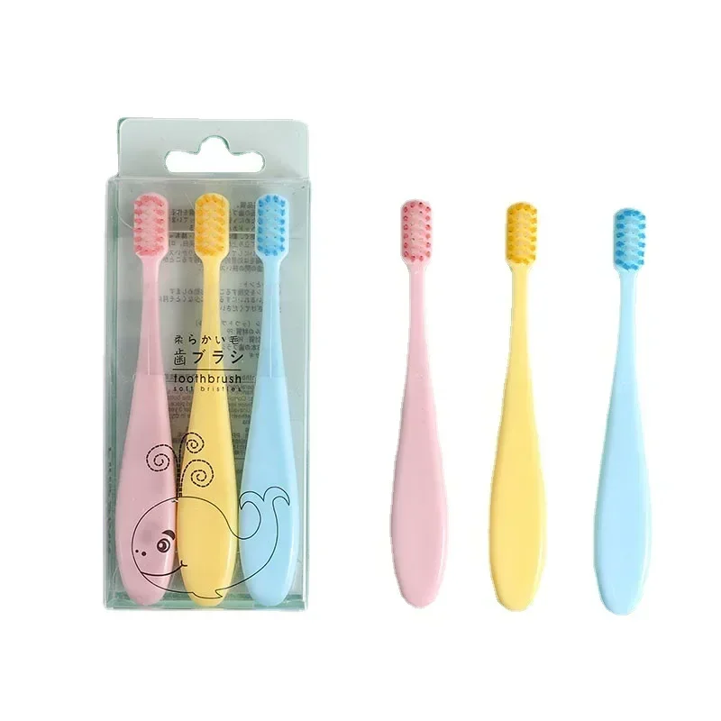 Childrens Soft Bristle Toothbrush Candy Colored Fat Handle Ultra Soft Bristles Small Head Preventing Tooth Decay New Toothbrush