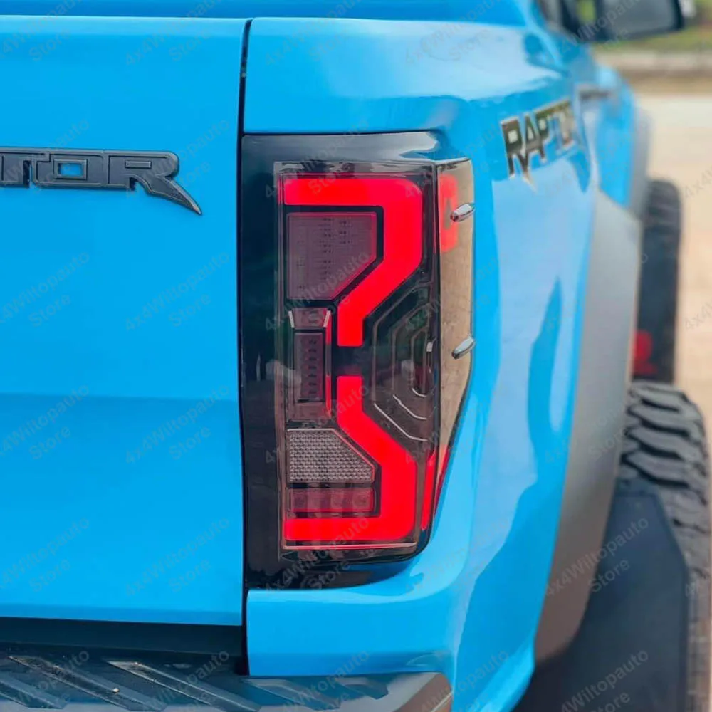 1 Pair LED Tail Lights For Ford Ranger Wildtrak Raptor T6 T7 T8 2012-2022 PX MK XLT Wildtrak XLT Turn Signal Lamps Rear Light