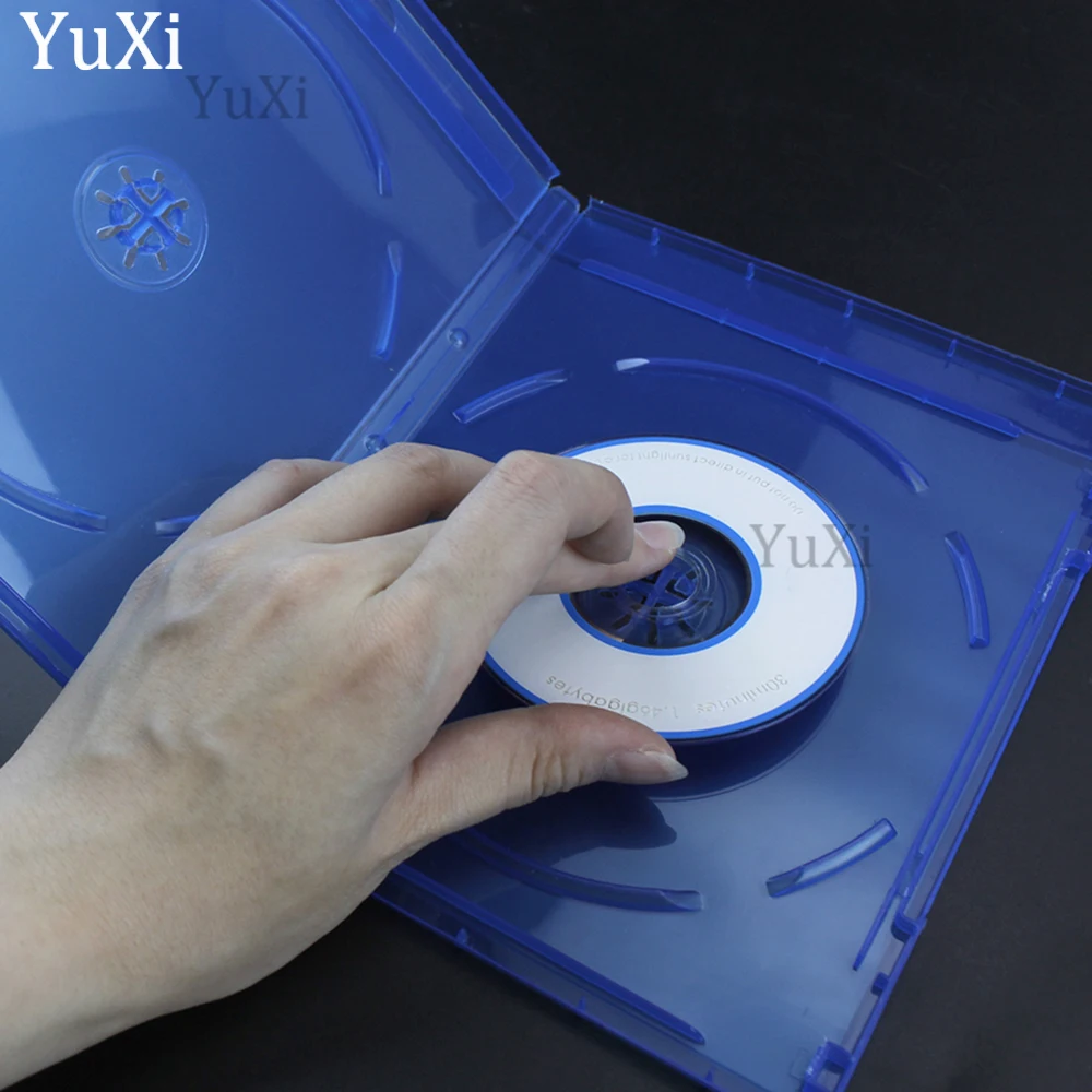 1 piece DVD CD Disc Box Case For PS4 PS5 Transparent Game Disk Holder dvd cd Discs Storage Protective Box For PlayStation 4/5
