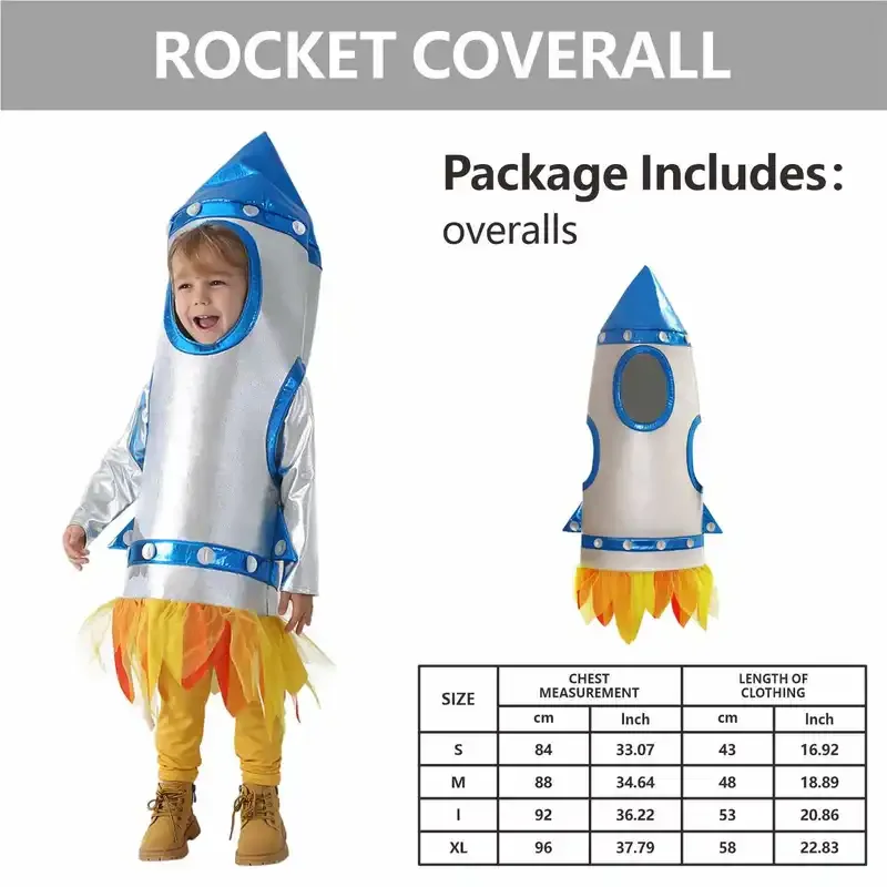RT01 dzieci rakieta kosmiczna astronauci Spaceman kostiumy na Halloween chłopcy dziewczęta Party do odgrywania ról strój dla dzieci pokaż sukienka * Jk2