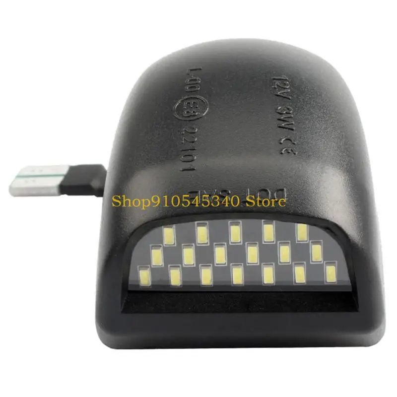 U2JA Automotive LED License Plate Light With Lens High Lumen Output for 2500 1999-2004 Effortless Screw Fixation