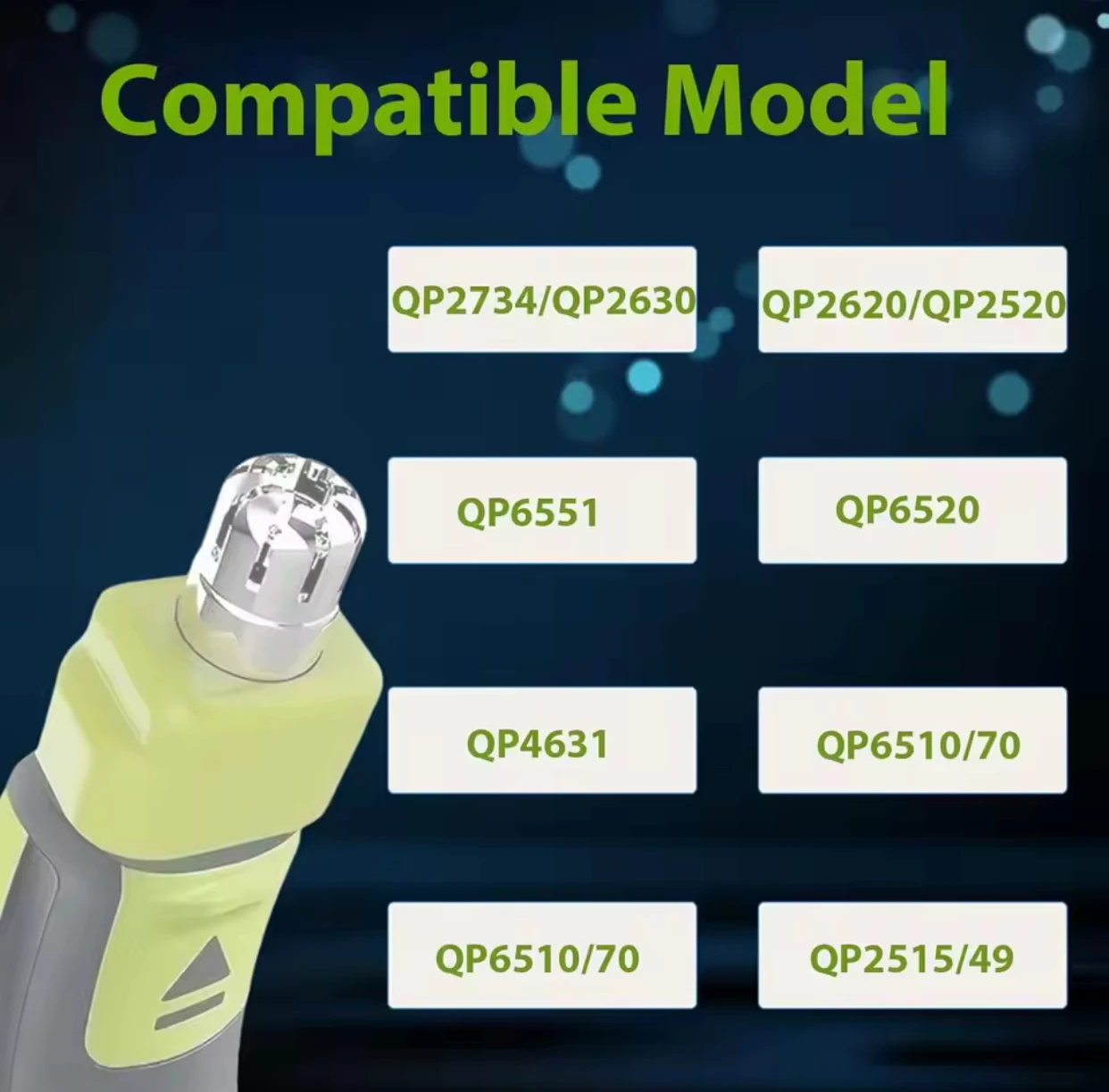 Shaver Replacement for One&Blade QP2520 QP2530 QP2620 QP2630 QP6510 QP6520 Hybrid Electric Beard Trimmer image 4