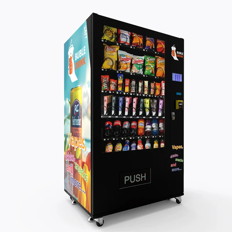 

Customized Hot Sale Automatic Combo Vending Machine Snack Drink Top Vendor Maquina Expendedora De Bebidas Commercial