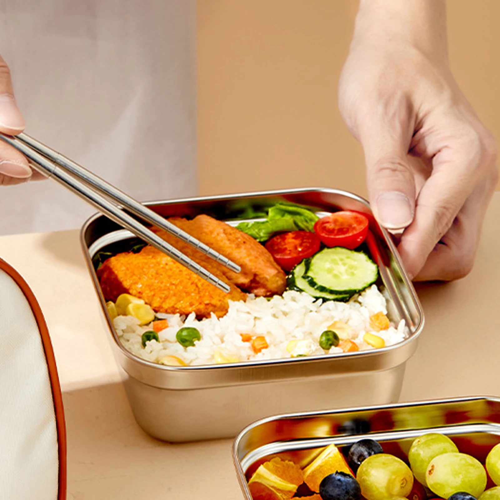 스테인레스 스틸 샌드위치 상자 재사용 가능한 식품 저장 - Food Snacks For Picnic 리뷰 및 가격