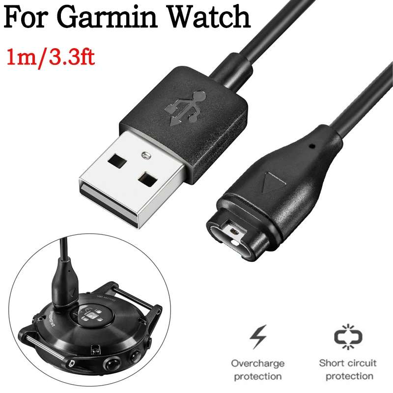 Usb Oplaadkabel Data Snoer Oplader Voor Garmin Instinct Vivoactive 3/4/4S Vivosport Forerunner 945 935 245 245M 45 45S Horloge