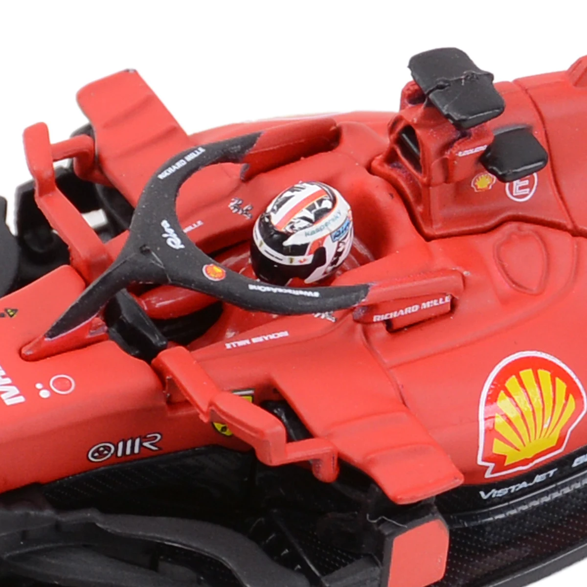 Bburago 1:43 Ferrari 2021 SF21 #16 #55 F1 Formula auto Die Cast veicoli modello da collezione giocattoli da corsa scatola acrilica