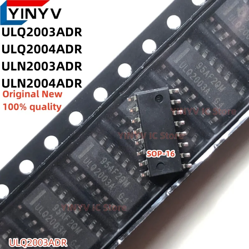 10 Stück ULQ2003ADR ULQ2003A ULQ2004ADR ULQ2004A ULN2003ADR ULN2003A ULN2004ADR ULN2004A SOP-16 Original Neu 100% Qualität – Detail 1