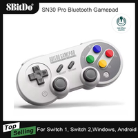 8BitDo SF30 Pro SN30 Pro Wireless Bluetooth Gamepad for Nintendo Switch 2 Controller Joystick for Windows Android macOS Steam