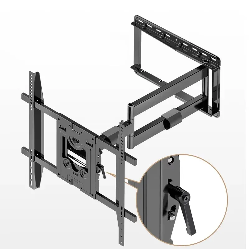 

НОВОЕ производство, оптовая продажа SP2, 65-85 дюймов, 68,2 кг, прочный выдвижной сверхмощный поворотный кронштейн для настенного крепления телевизора, кронштейн