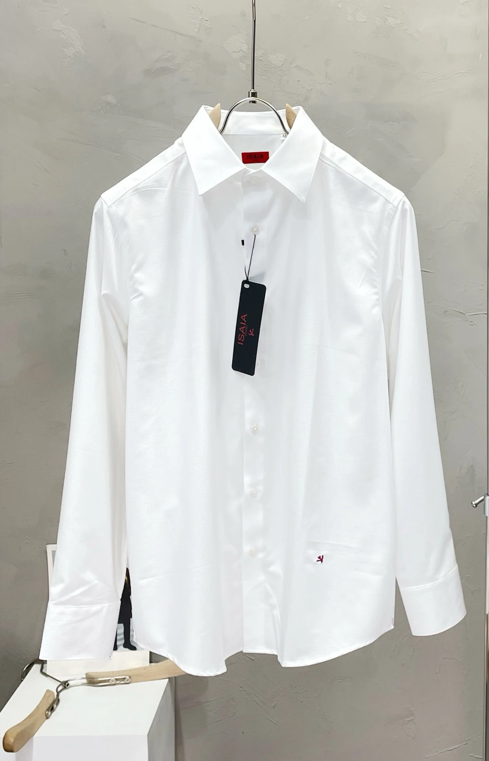 

OECHSLI Shirt cotton men 2025 New business casual embroidery comfortable long sleeves straight high quality size M-3XL